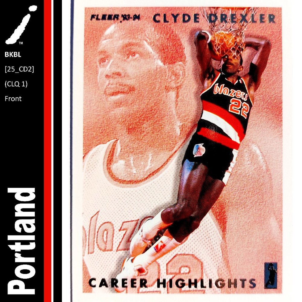 Portland Trailblazers (Clyde Drexler) - BKBL [25_CD2]